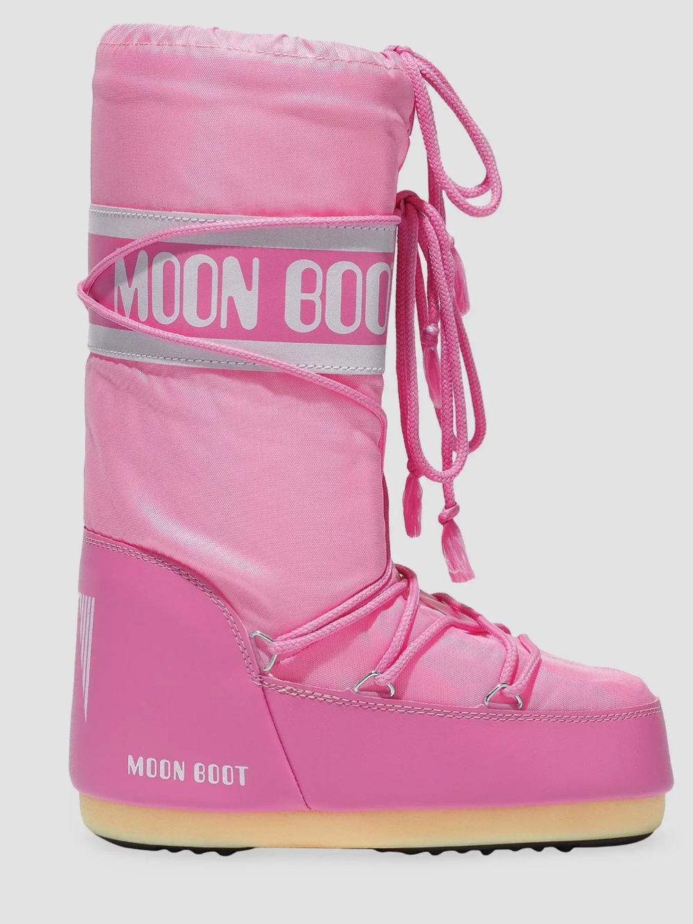 Moon Boot: Pink Nylon Winter Snow Boots – Pre-Owned